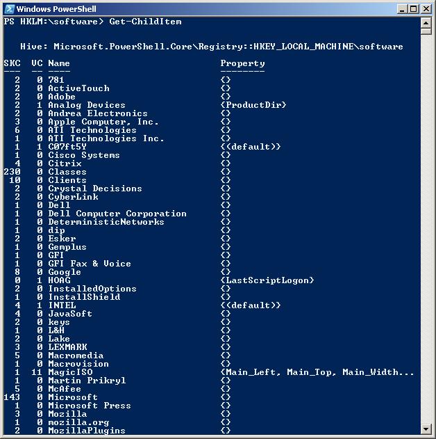 PowerShell Tutorial - HKLM