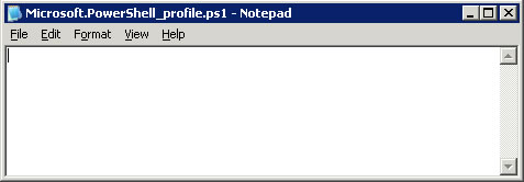 PowerShell Profile Notepad
